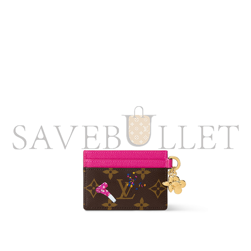 LOUIS VUITTON LV CHARMS CARD HOLDER M15332 (10.2*7.3*0.3cm) LOUIS VUITTON LV CHARMS CARD HOLDER M15332 (10.2*7.3*0.3cm)